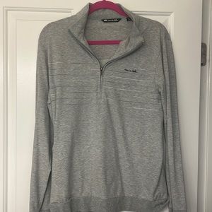 Travis Mathew Gray Zip Up Sweater
